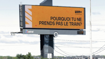 PM 2017 : Via Rail Affichage